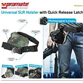 Promate Bolster Universal SLR Holster with Quick Release Latch - Camouflage