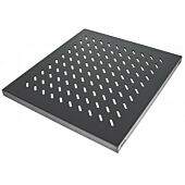 Intellinet 19 inch Fixed Shelf - 1U 550 mm Depth Black