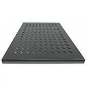 Intellinet 19 inch Fixed Shelf - 1U 700 mm Depth Black