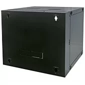 Intellinet 19 inch Double Section Wallmount Cabinet - 15U Flatpack Black 600 mm (23.62 inch) depth
