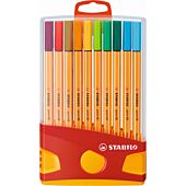 STABILO Point 88 Fineliner Assorted ColorParade 20s (Pack of 10)