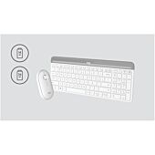 Logitech MK470 slim Wireless Keyboard combo - Off White