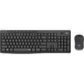 Logitech MK295 silent Wireless combo Desktop Keyboard & Mouse - Graphite