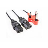 Dedicated Power Cable 2 way (2 x IEC)