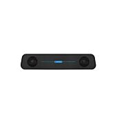 Astrum SM120 USB Sound Bar with Blue Led Light Aux Built-In and Dual Speaker Black