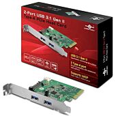 Vantec ugt-PC370A 2-Port USB 3.1 Gen II Type-A PCIe Host Card