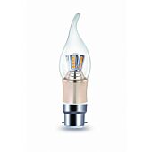 Astrum CB220 B22 LED Candle Light 04W 420 Lumen Clear Candle