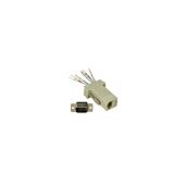 RS232 9PIN Male Serial to RJ45 Convert