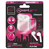 Amplify Buds Series True Wireless Earphones with Silicone Accessories - Pink