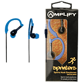 Amplify Sprinters Sports Hook Earphones Black & Blue
