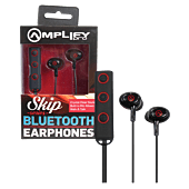 Amplify Pro Skip Series Bluetooth Earphones Black and Red