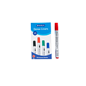 Marlin Dense Permanent Markers 10's Red, Retail Packaging, No Warranty