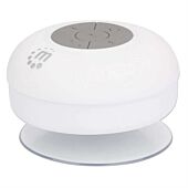 Manhattan Bluetooth Shower Speaker - Bluetooth 4.0, Omnidirectional Mic, Integrated Controls, White, Retail Box , 1 year Limited Warranty 
