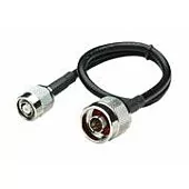 Intellinet Antenna Cable Adapter ,N-type Plug to RP-TNC Jumper Cable, 1 ft. (0.3 m) Color: Black, Retail Box, 2 year Limited Warranty 