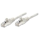 Intellinet Network Cable, Cat5e, FTP - RJ45 Male / RJ45 Male, 1.0 m (3.5 ft.), Grey, Retail Box, No Warranty 