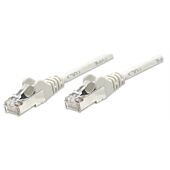 Intellinet Network Cable, Cat5e, FTP - RJ45 Male / RJ45 Male, 7.5 m (25 ft.), Grey, Retail Box, No Warranty 