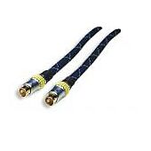 Manhattan S-Video Cable Male-Male 3M BLUE, Retail Box, Limited Lifetime Warranty