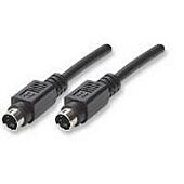 Manhattan S-Video cable 1.8m/6ft , Retail Box, Limited Lifetime Warranty - 364775