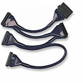 Manhattan Round Scsi Ultra 160 LVD Cable-5 connectors, 45 in, (0,9 cm) -For connecting up to 3 LVD 68 pin devices with built-in LVD terminator , Retail Box, Limited Lifetime Warranty
