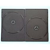 UniQue DVD Library Case - 7mm, Holds 2 x DVD -5 Pack -Black, Retail Box, No Warranty 