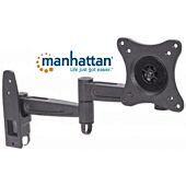 Manhattan Universal FlatPanel TV Articulating Wall Mount - Double arm supports one 13���?��� to 27���?��� television , Retail Box , 1 year Limited Warranty 