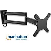 Manhattan Universal Flat-Panel TV Articulating Wall Mount - Double arm supports one 13���?��� to 27���?��� television, Retail Box , 1 year Limited Warranty 