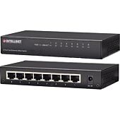 Intellinet 8-Port Fast Ethernet Office Switch - Desktop Size, Metal, IEEE 802.3az (Energy Efficient Ethernet), Retail Box, 1 year Limited Warranty 