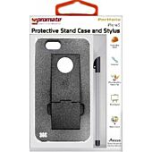 Promate Portfolio iPhone 5 Snap-on design Protective Stand Case and Stylus for iPhone 5 / 5s-Grey, Retail Box , 1 Year Warranty