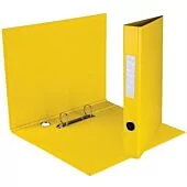 Treeline 2 Ring File PVC Ringbinder 25mm A4 Yellow, Retail Packaging, No Warranty
