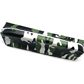 Marlin Designer Pencil Bag Green Camo- Single Compartment, 1 x Slide Zip Closure , Store And Organise Your Pens, Pencils, Erasers And Other Stationery Items Length 20cm x 7cm Colour Green Camo , Poly Bag ,No Warranty