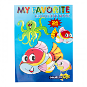 Marlin Kids Favourite Colouring Book 24 page, Retail Packaging, No Warranty