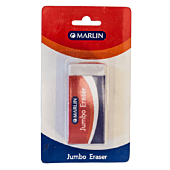 Marlin Jumbo Professional Eraser, Retail Packaging, No Warranty