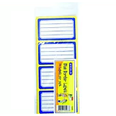 Marlin Colour Border School Labels ( Pack of 24 ), Retail Packaging, No Warranty