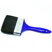 Noble 4.0 Inch Paint Brush- Synthetic filaments for excellent all round performance, Extremely absorbent for high paint pick up, Blue Handle with easy grip , suitable for emulsion and gloss paints, Size: 100 mm (4in), Retail Packaging, 3 Months Warranty