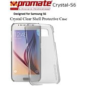 Promate Crystal-S6 Crystal Clear Shell Protective Case , Retail Box , 1 Year Warranty