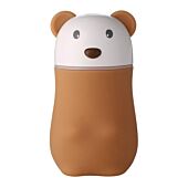 Casey Lovely Bear Shaped Multifunctional Portable 180ml USB Humidifier Air Purifier Mist Maker with LED light For Home Office and Car-Brown Retail Box No warranty