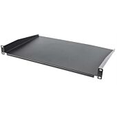 Intellinet 10 Inch Cantilever Shelf - 1U, 350 mm Depth, Non-Vented, Black, Retail Box , 1 year warranty