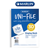 Marlin Uni-File A4 Filp File 30 Page, Retail Packaging, No Warranty