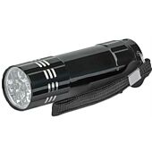 Manhattan LED Aluminium Flashlight Multipack With Three Torches, Bright 45-Lumen Output, Nine LEDs, Compact Format