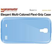 Promate Akton-S4 Elegant Multi-Colored Flexi-Grip Case for Samsung Galaxy S4-Blue Retail Box 1 Year Warranty