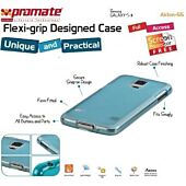 Promate Akton S5 Multi-colored flexi-grip designed Protective Shell Case for Samsung Galaxy S5 Colour:Blue, Retail Box , 1 Year Warranty