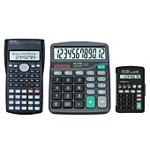 Sentry Triple Pack Home and Office Calculators - 12 Digit Desk Top Calculator, 8 Digit Pocket Calculator