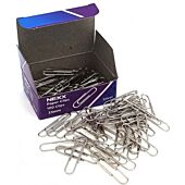 NEXX Paper Clips - Silver, 100pcs, 33mm, Retail Packaging, No Warranty
