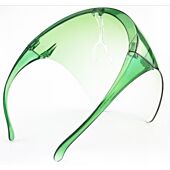 Casey Protective Transparent Anti Fog Isolation Face Shield with Spectacle Frame Mask, Colour Green, Retail Box No Warranty