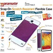 Promate Grosso.N3-Snap-On Scratch-Resistant Flexible Case-Red, Retail Box, 1 Year Warranty