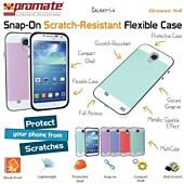 Promate Grosso-S4 Snap-On Scratch-Resistant Flexible Case-Green, Retail Box, 1 Year Warranty