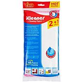 Kleaner Multi Purpose 4 Layer Fiber Kitchen clearning Towel 30*30cm (Pack of 3)