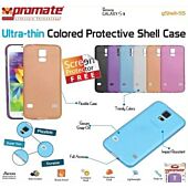 Promate Gshell S5 Ultra-thin Colored Protective Shell Case for Samsung Galaxy S5 Colour:Orange, Retail Box , 1 Year Warranty