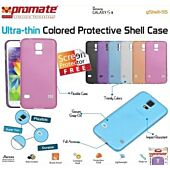 Promate Gshell S5 Ultra-thin Colored Protective Shell Case for Samsung Galaxy S5 Colour:Pink, Retail Box , 1 Year Warranty