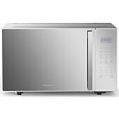 Hisense 30 Litre Metallic Mirror Electronic Microwave Oven -900w Power Rating, Blue LED Display, Membrance Digital Control, 11 Power Levels